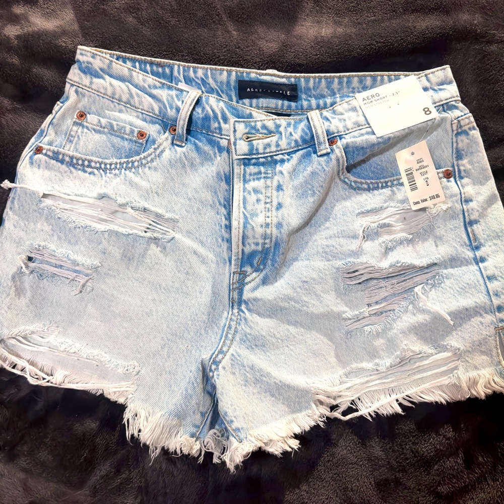 Denim shorts